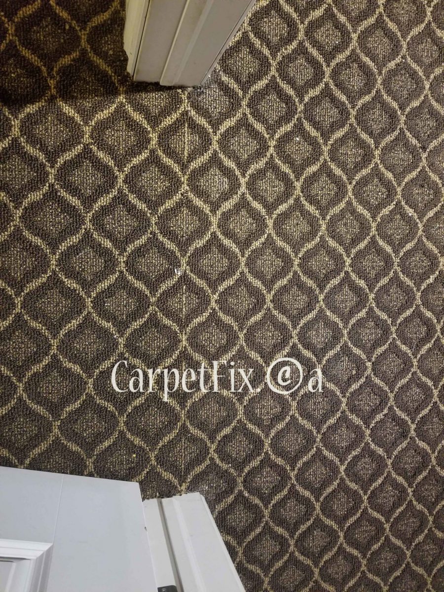Pattern Carpet Repair examples | Calgary Carpet Repair, Stretching Services