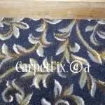 pattern carpet chemical damage repaired