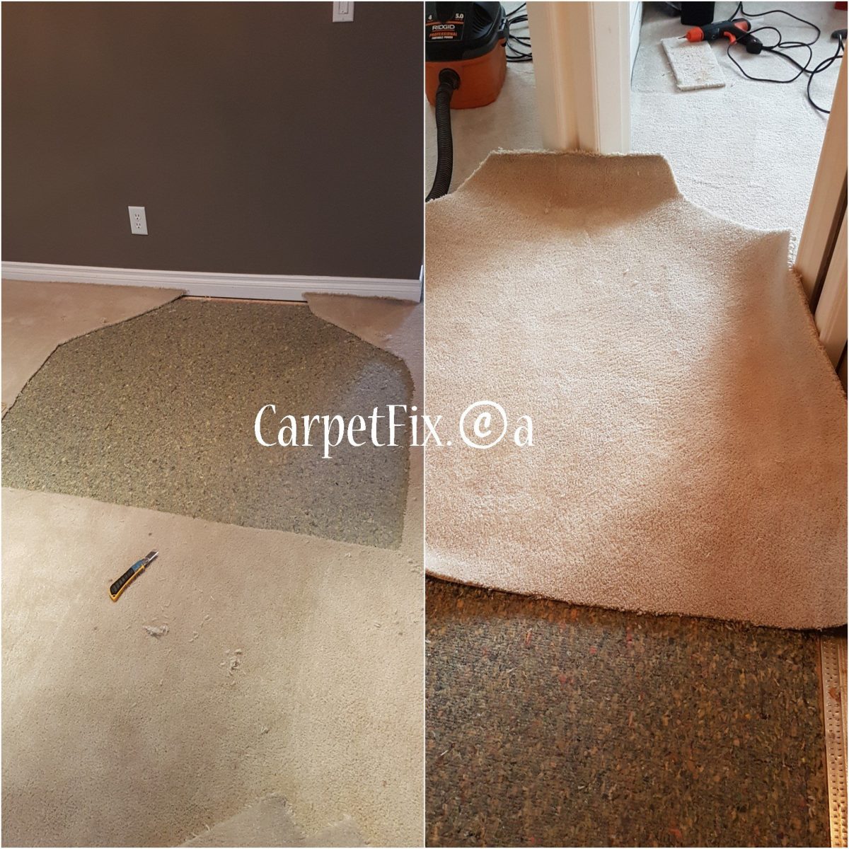 Carpet Restoration Examples from the number one shop in Calgary