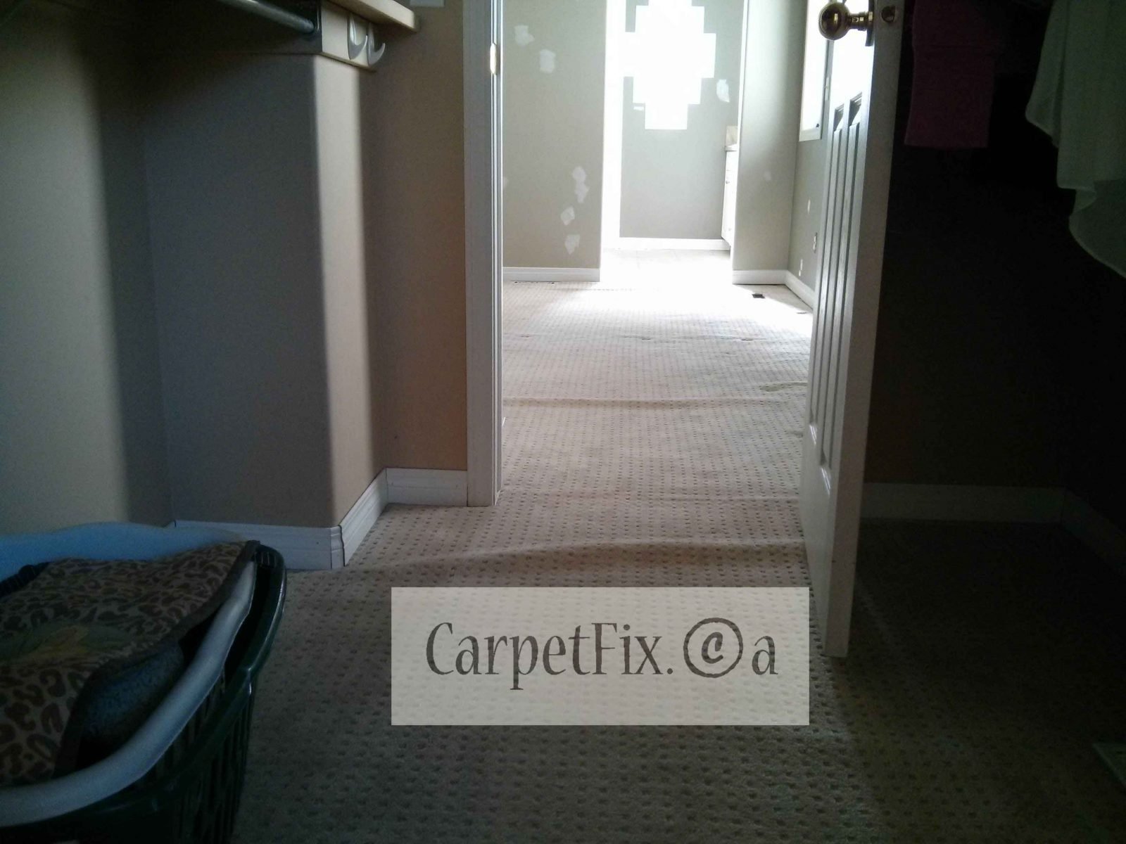 Carpet bubbles and wrinkles can be flatten by re doing it