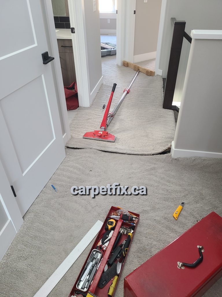 professional carpet hallway stretch 