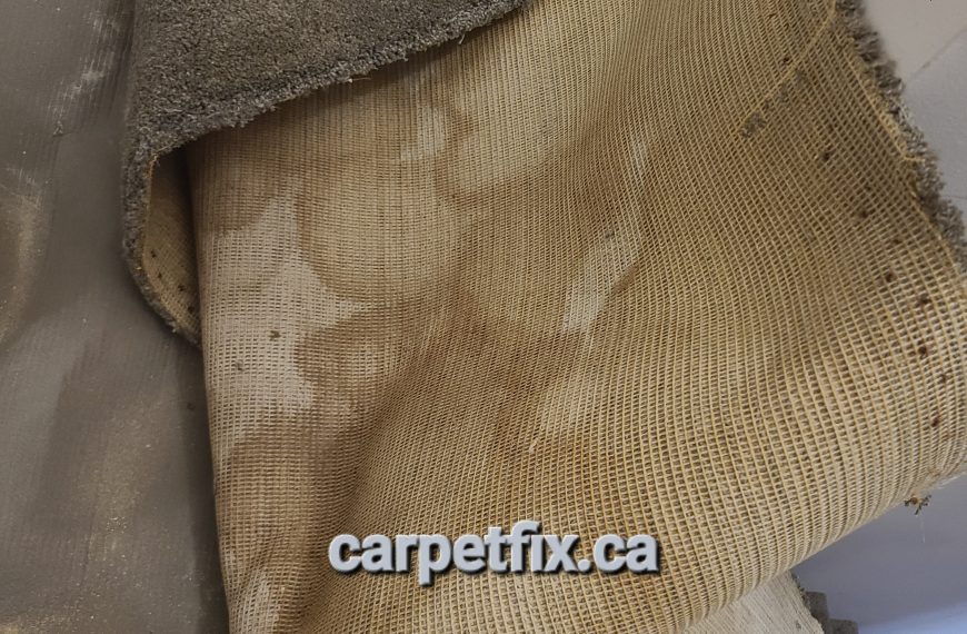 Heavily soiled landing area repair