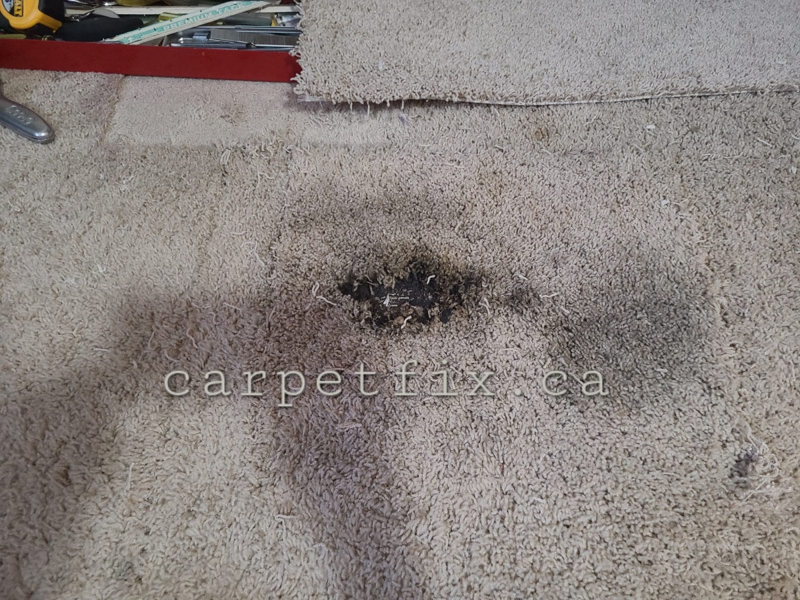Burn mark repairs specialist, carpetfix.ca is done another job successfully