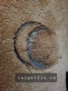 hot pot belongs to a restaurant not on the carpet