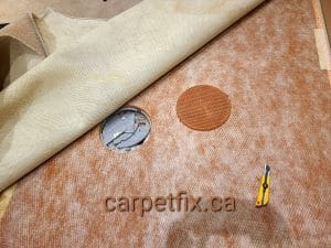 a broken lid. we had to pull the carpet for the replacement