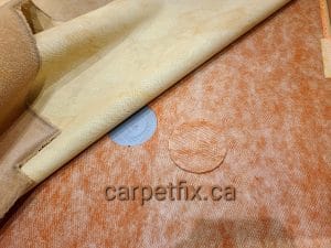 a broken lid. we had to pull the carpet for the replacement