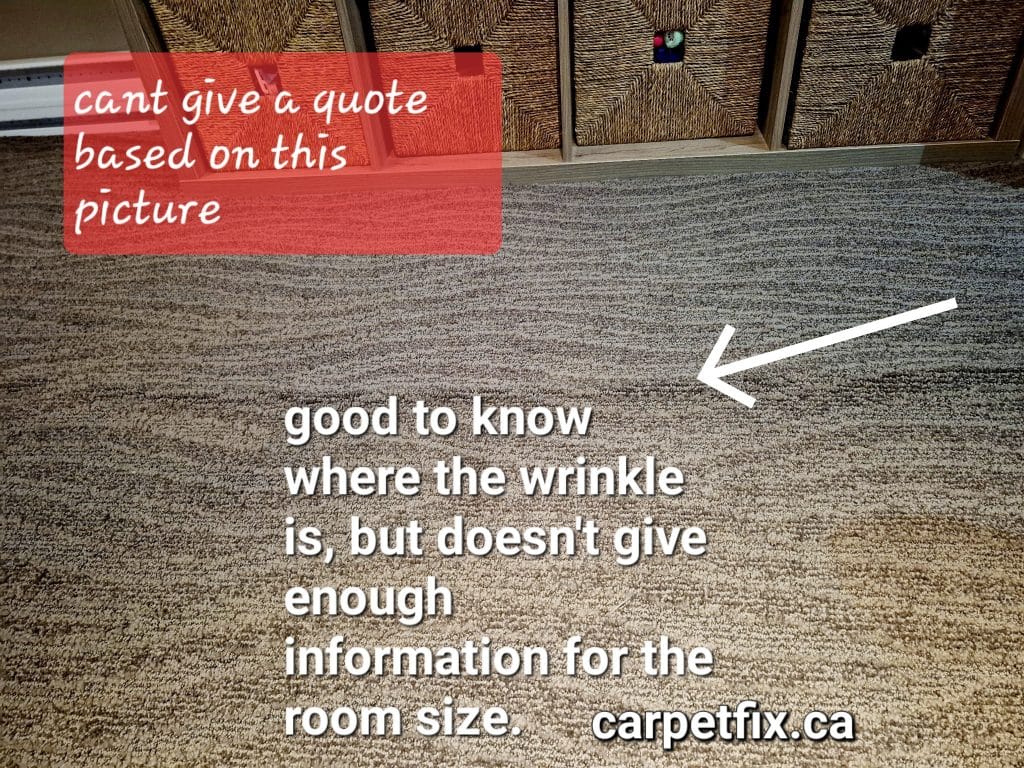 how to send a picture series- another up close picture. This doesn't give me any idea how big the room is