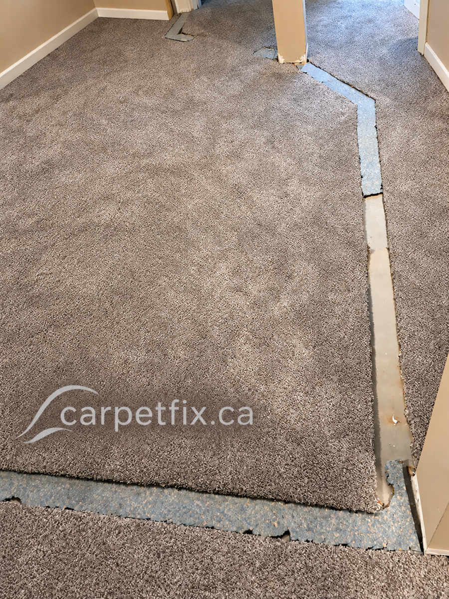 missing carpet sections